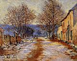 Snow Effect at Limetz by Claude Monet